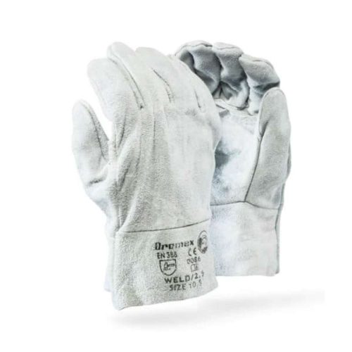 Chrome Leather Double Palm Wrist Length