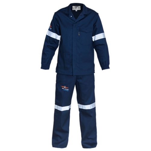 2 Piece SABS D59 Flame & Acid Conti Suit with Reflective Tape