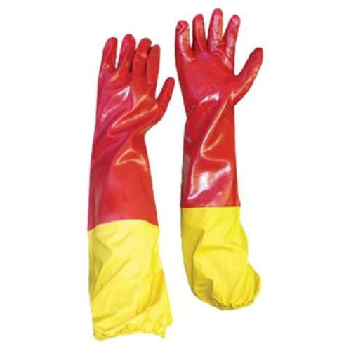 PVC Extended Smooth Shoulder Gloves