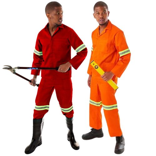 2 Piece Poly Cotton Conti Suit 65/35 with Reflective Tape