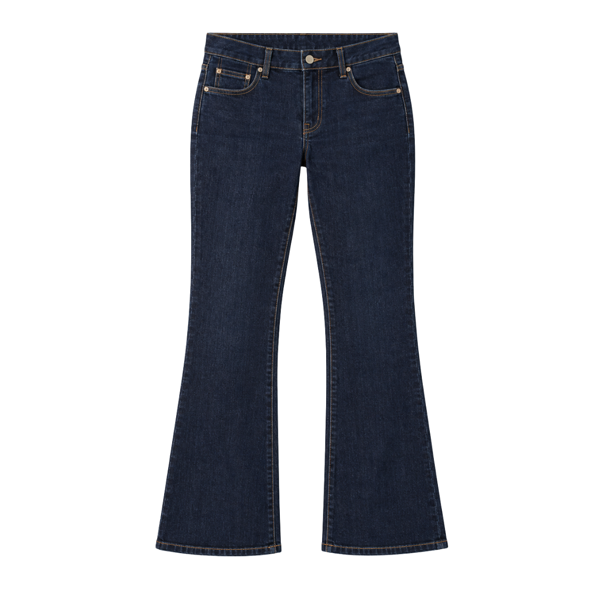 Ladies Bootcut Denim Jeans – Dark Indigo