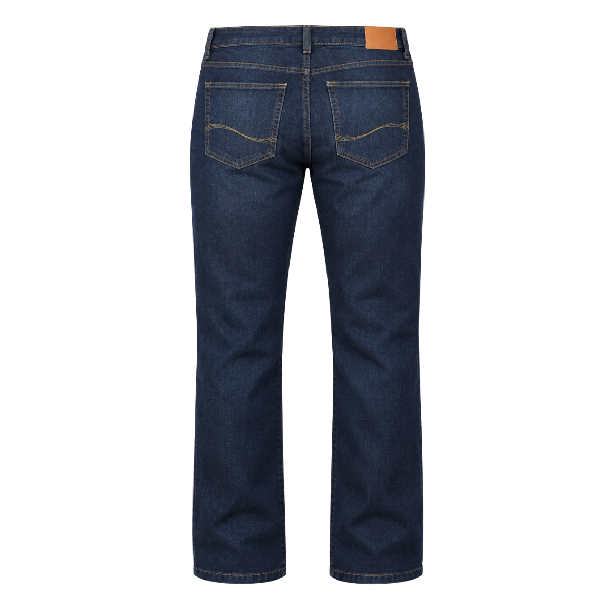 Men's Straight-Leg Denim Jeans – Dark Indigo - Image 2