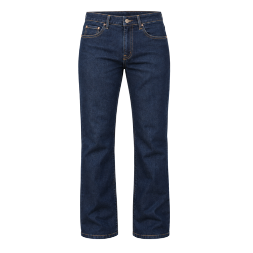 Men's Straight-Leg Denim Jeans – Dark Indigo